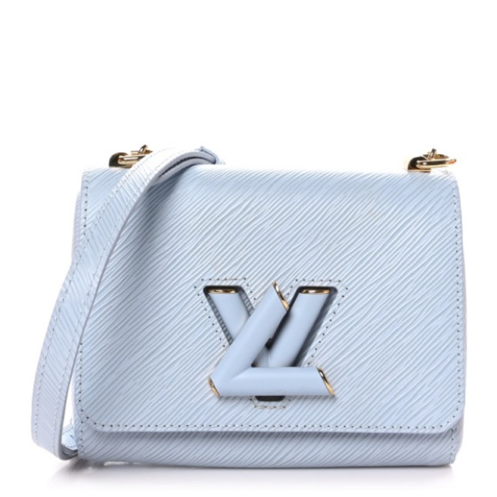 Louis Vuitton Epi Leather Twist Shoulder Bag PM - Bleu Celeste